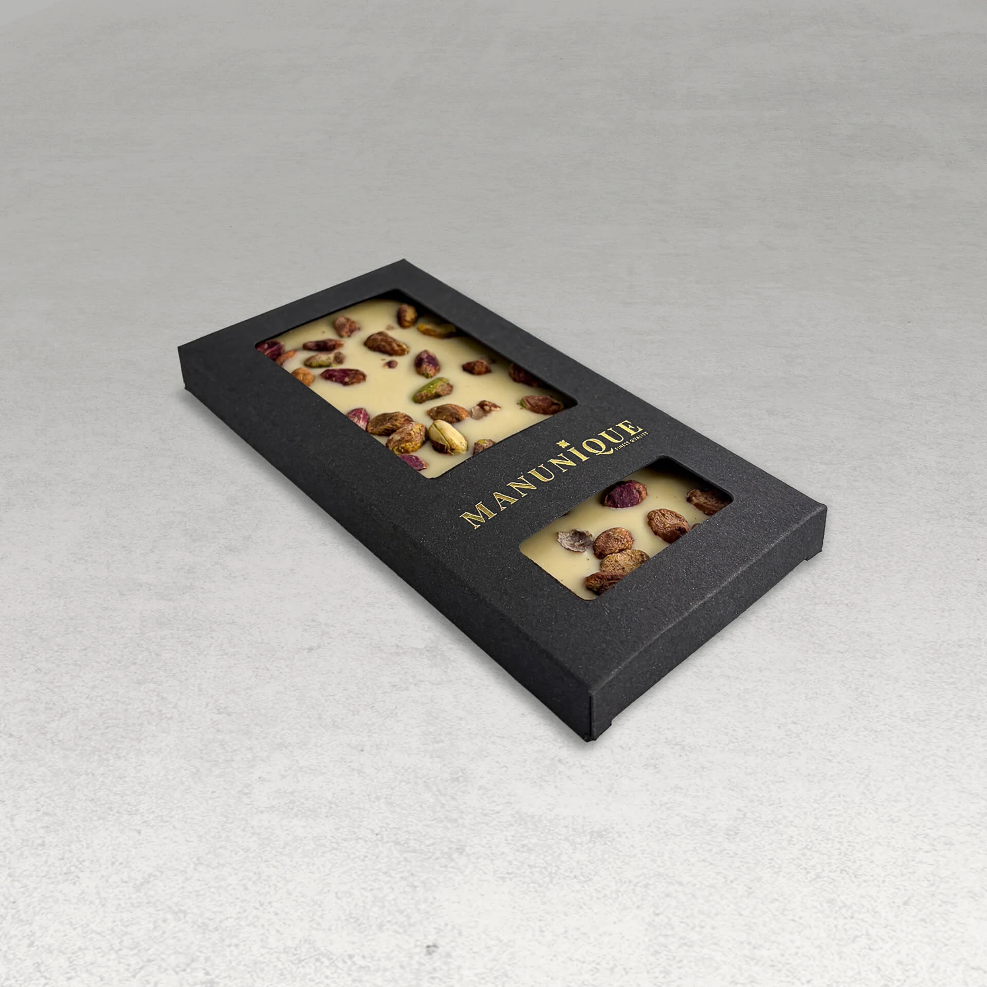 Grand Cru Schokolade 36% weiß - Pistazie