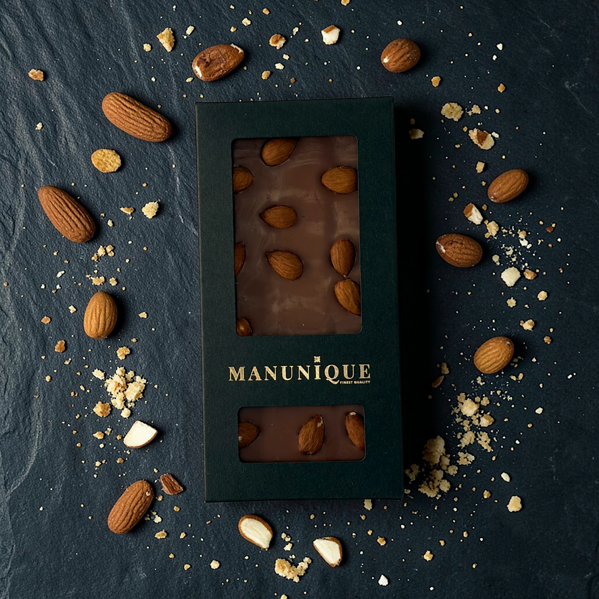 Grand Cru Schokolade 40% Vollmilch - Mandel