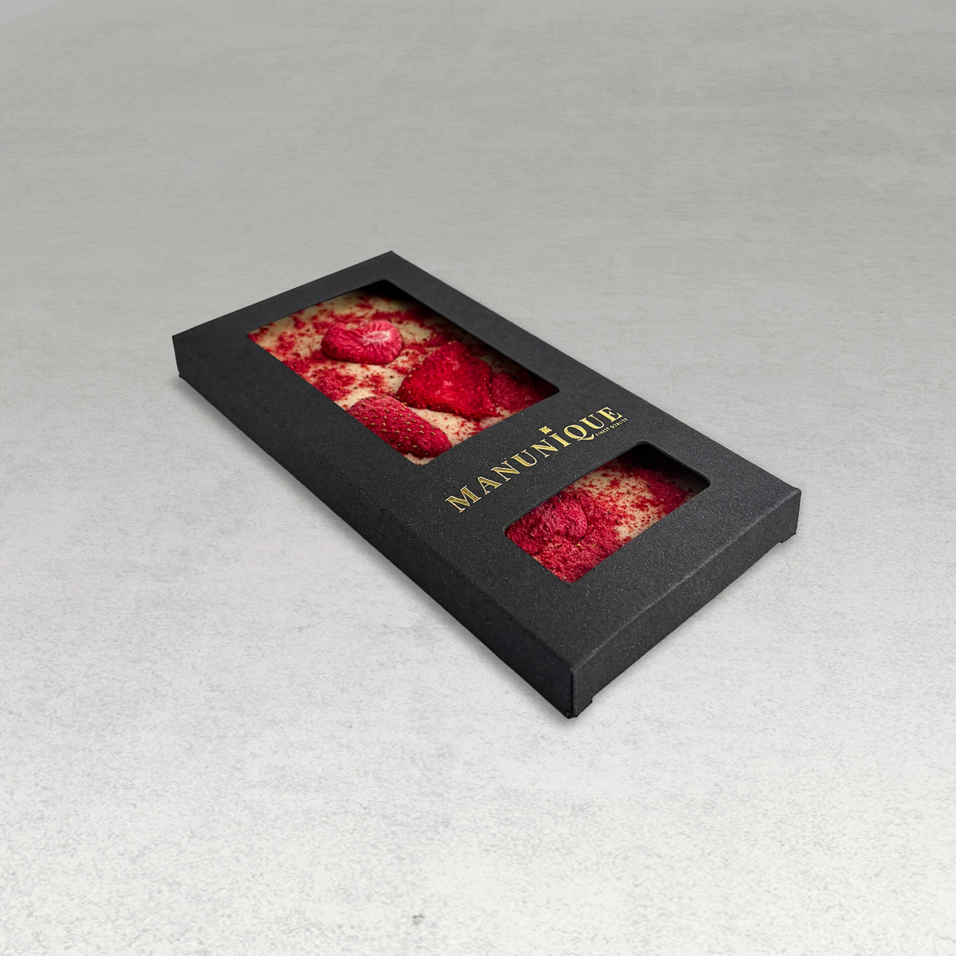 Grand Cru Schokolade 36% weiß - Erdbeere/Panacotta