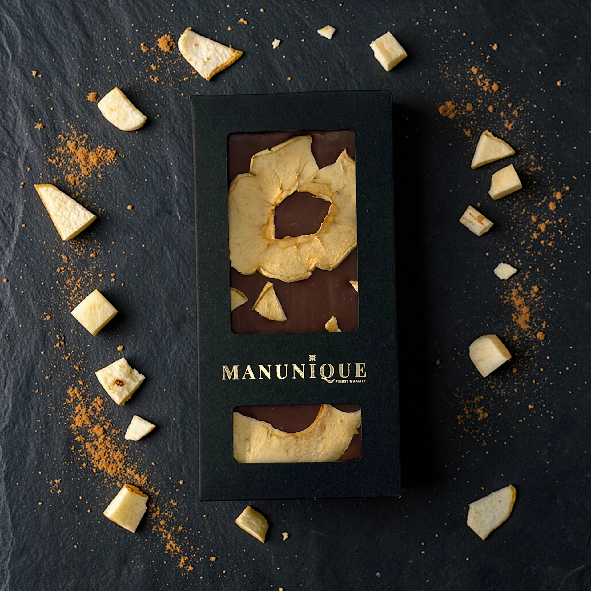 Grand Cru Schokolade 36% Vollmilch - Bratapfel